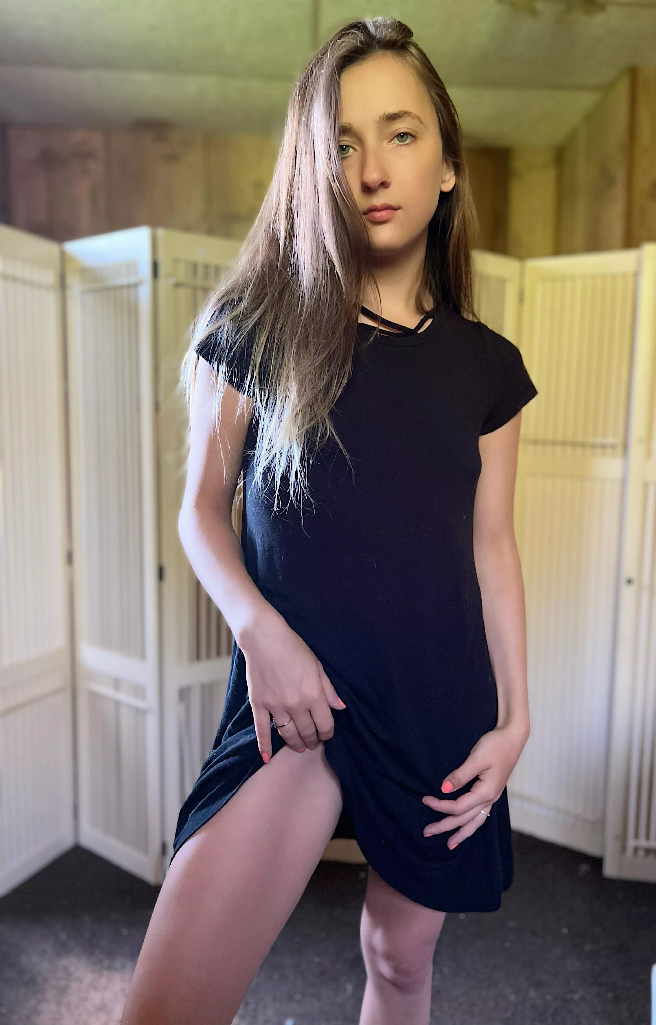 This dress comes off so easy