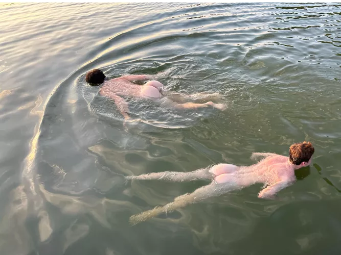 Wanna go swimming with us?