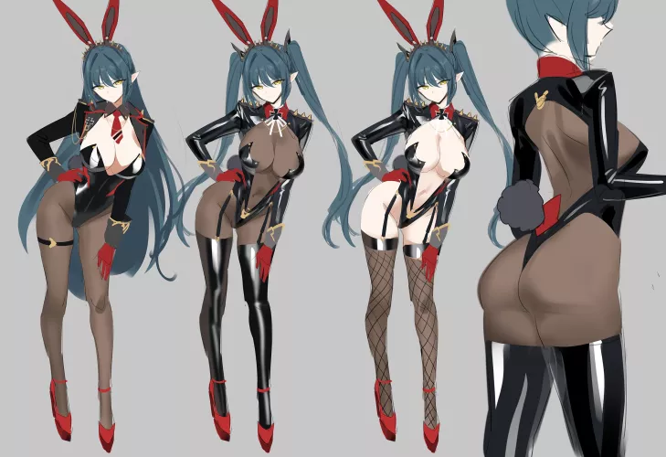 3 Types of Regensburg Bunny Girl Outfits (YD/Yang-Do) [Azur Lane]
