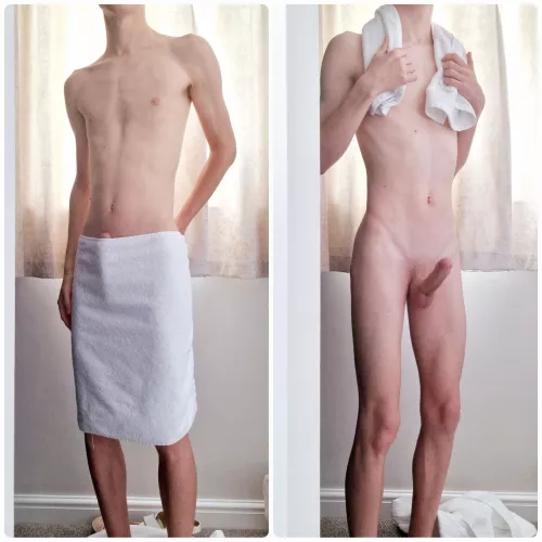 Anyone else like to walk around naked after showing? 🥰