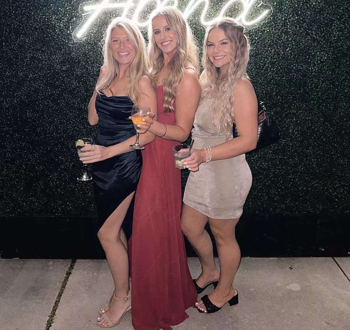 Bridesmaids celebrating