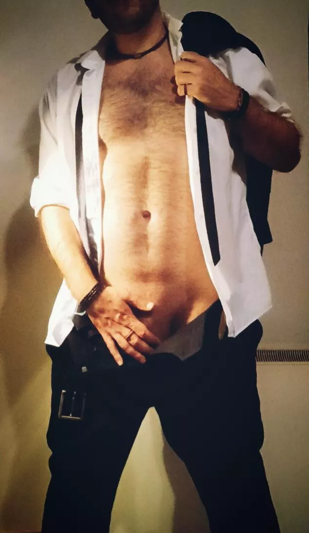 Do you like a man in a suit? I prefer taking it off