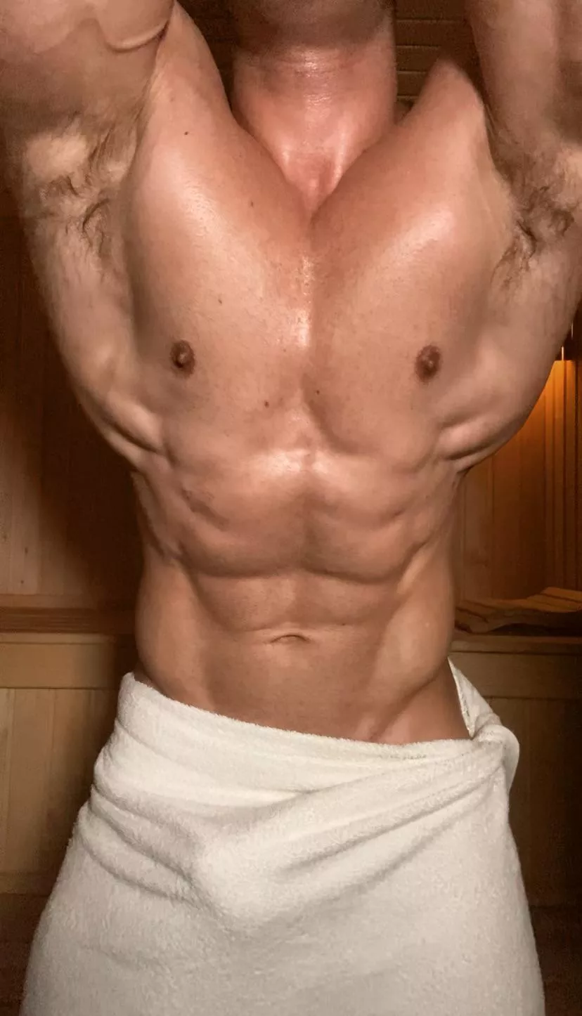 Do you think it’s really hot in that sauna?