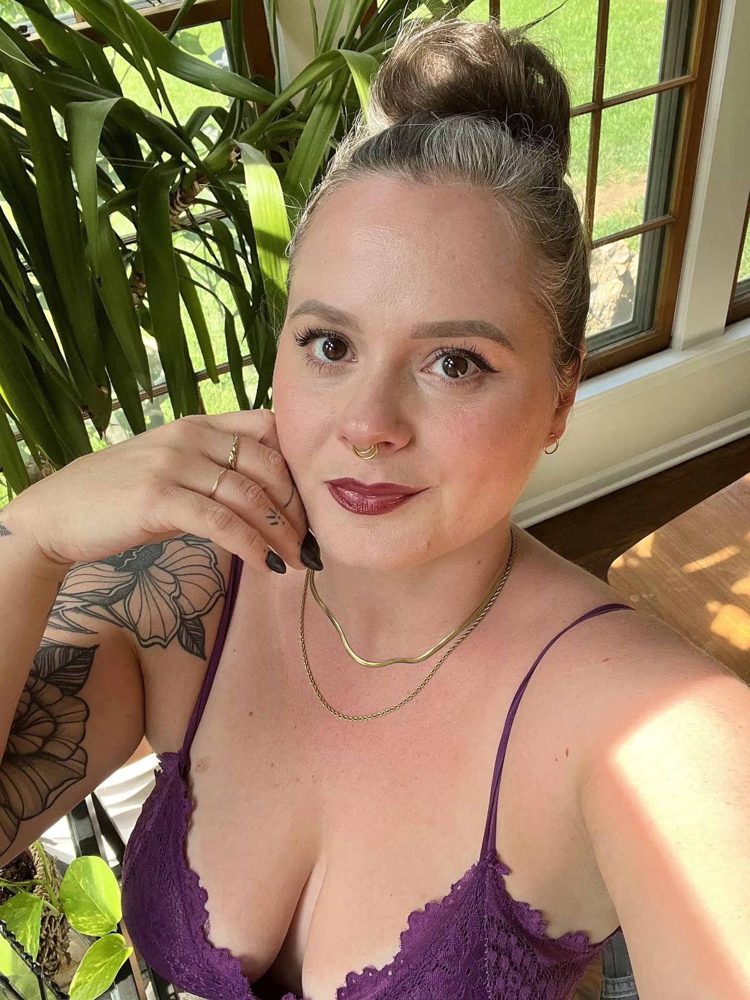 Do you think the neighbors watch me water in my bra?