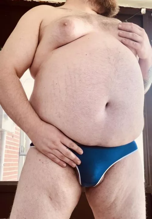 Feeling blue. Cum say high