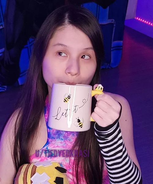 First, coffee and games