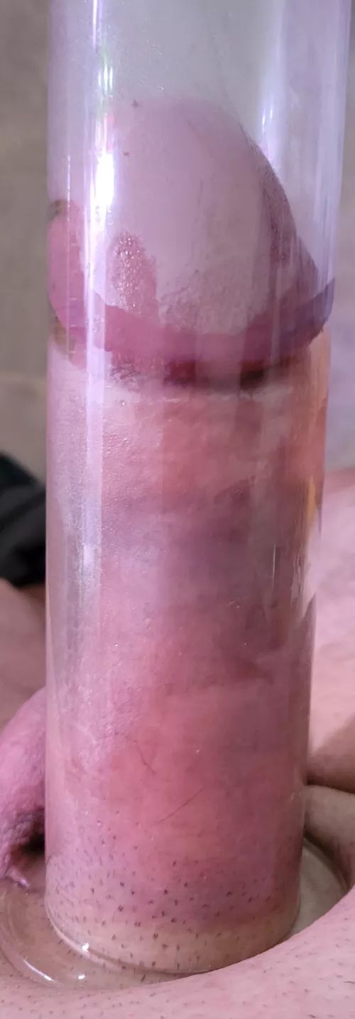 Full tube this morning. 45 min pump. Its a puffy fat cock kinda day.