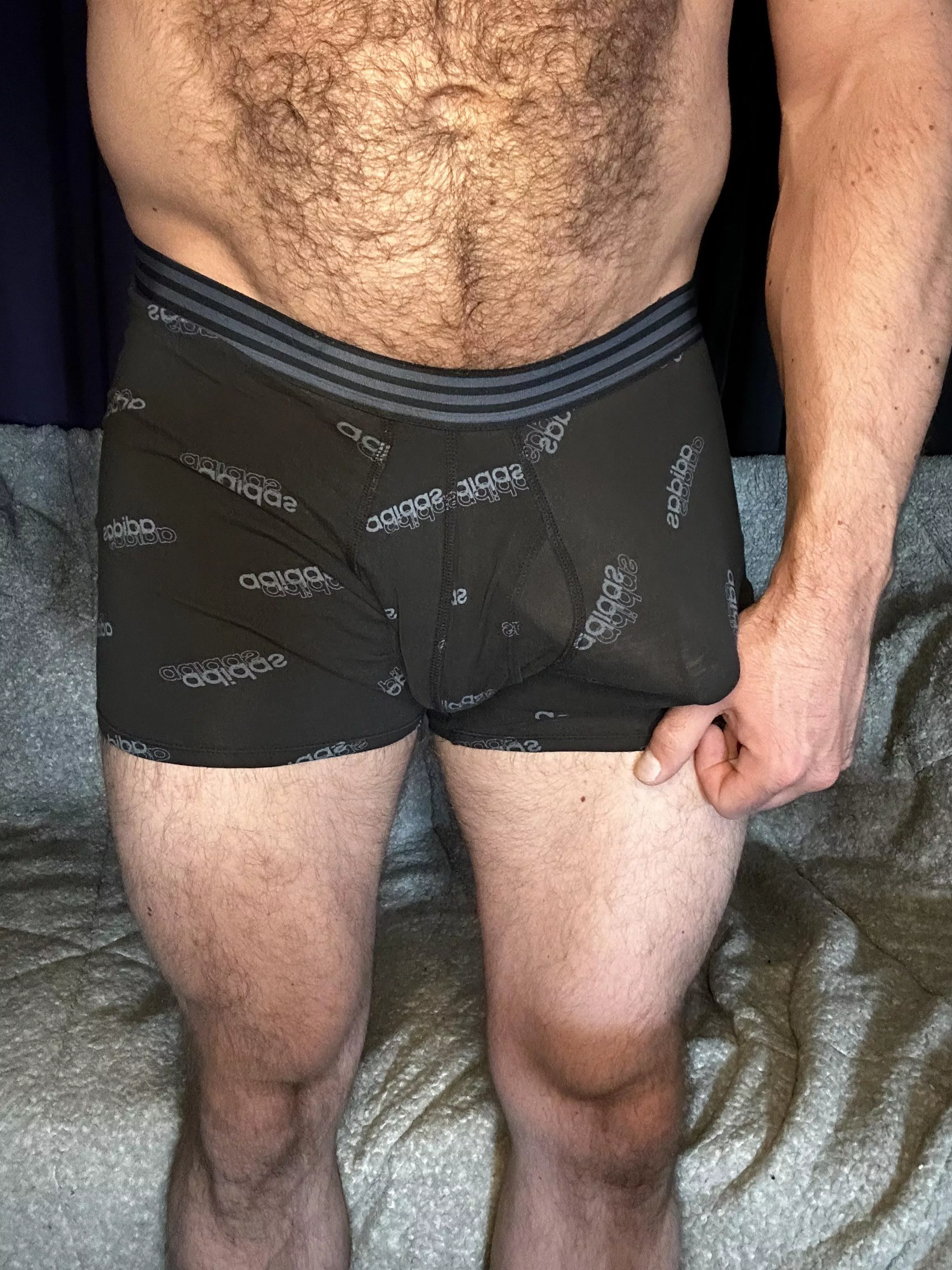 It usually hangs to my right side but I’ve been playing with it