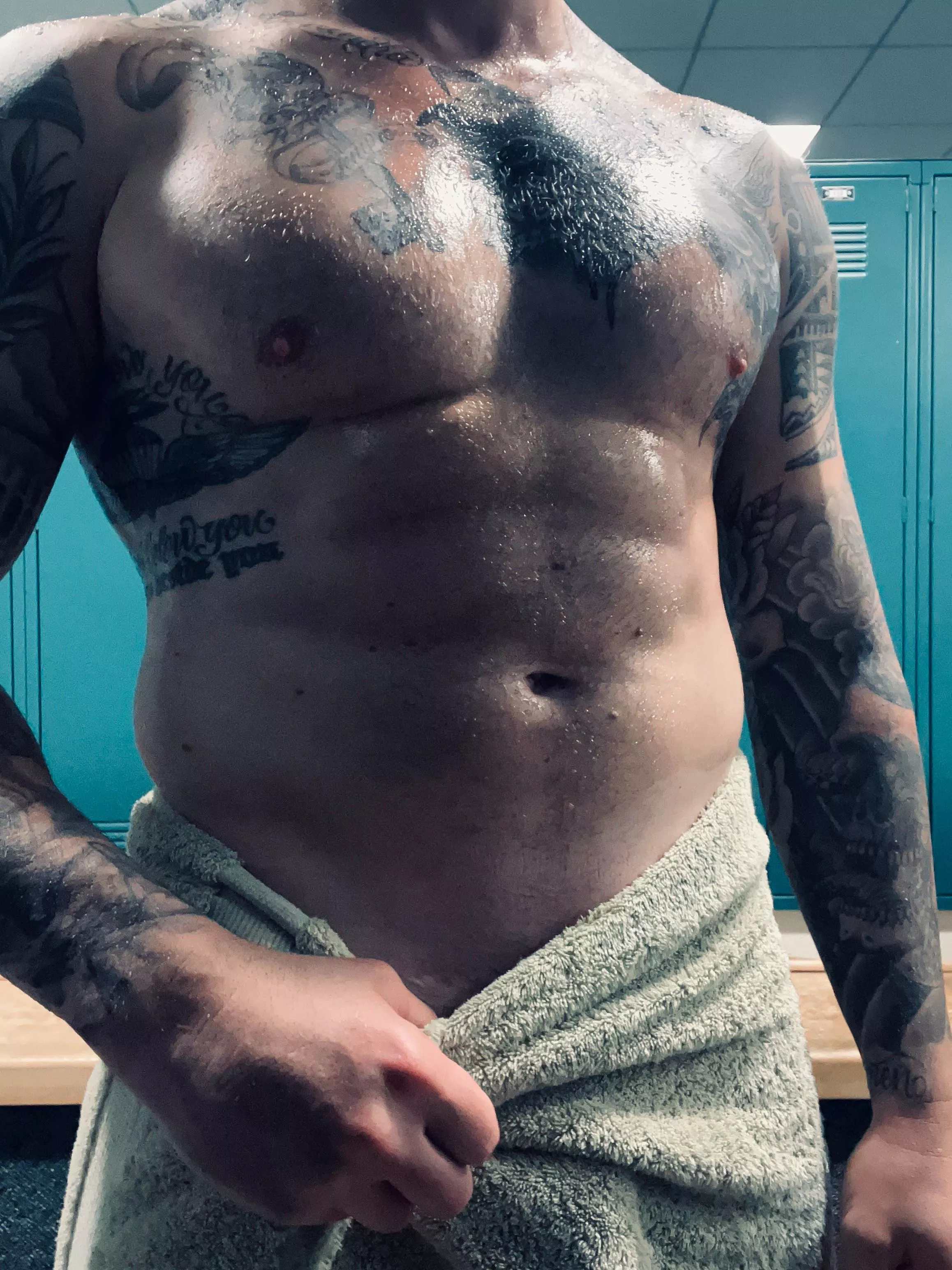 Just showered so I’m ready for you