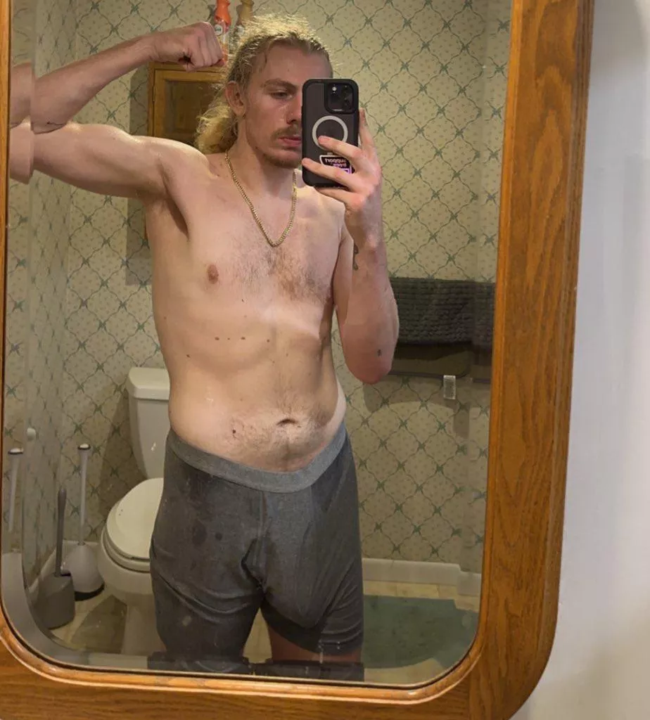 [M] after my workout, finally at my goal weight