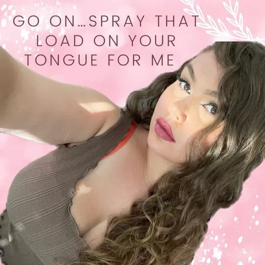 Mmmm Spray That Load On Your Tongue For Me 🤤