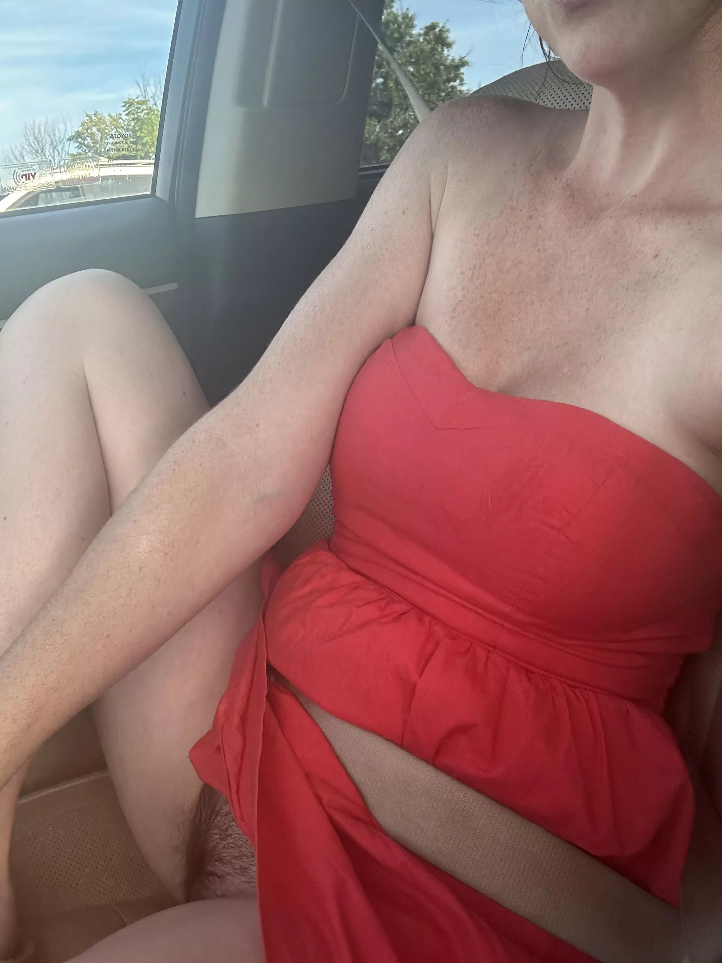 My sundress just kept hiking up