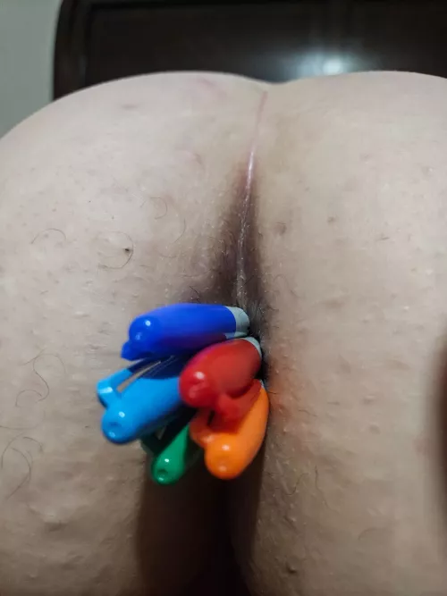 Only ever put 2 in her before! My wife F[44] took it like a champ!