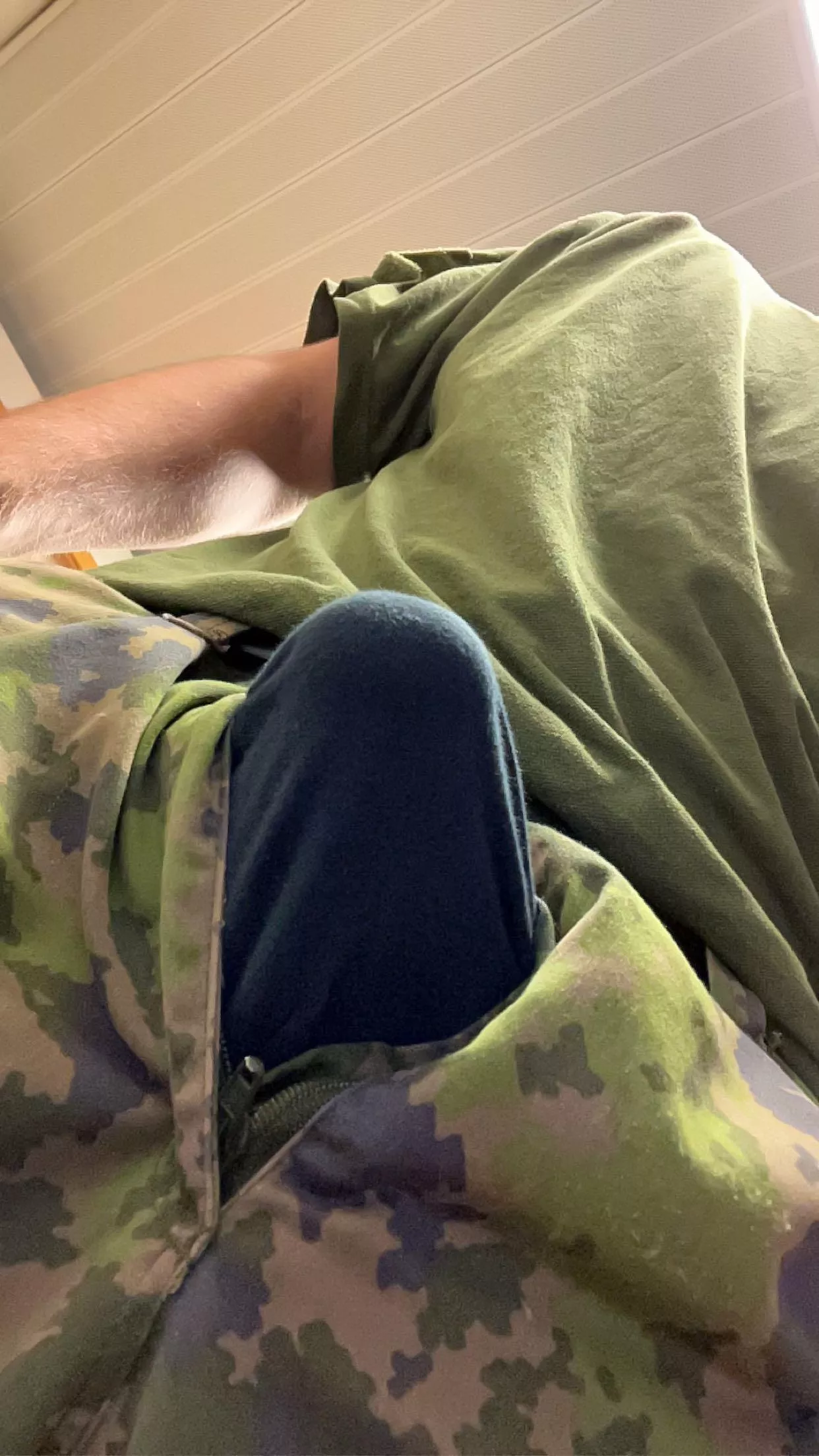 Our sergeant got me hard…