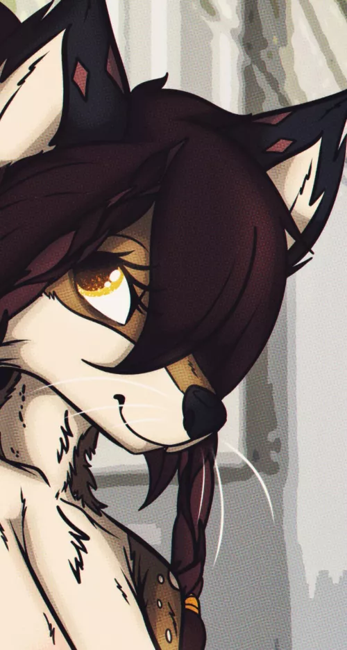 Ready for a close-up! (Art by me: 0l-Fox-l0)