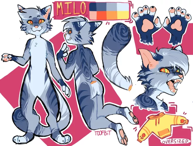 Reference sheet for my boyfren