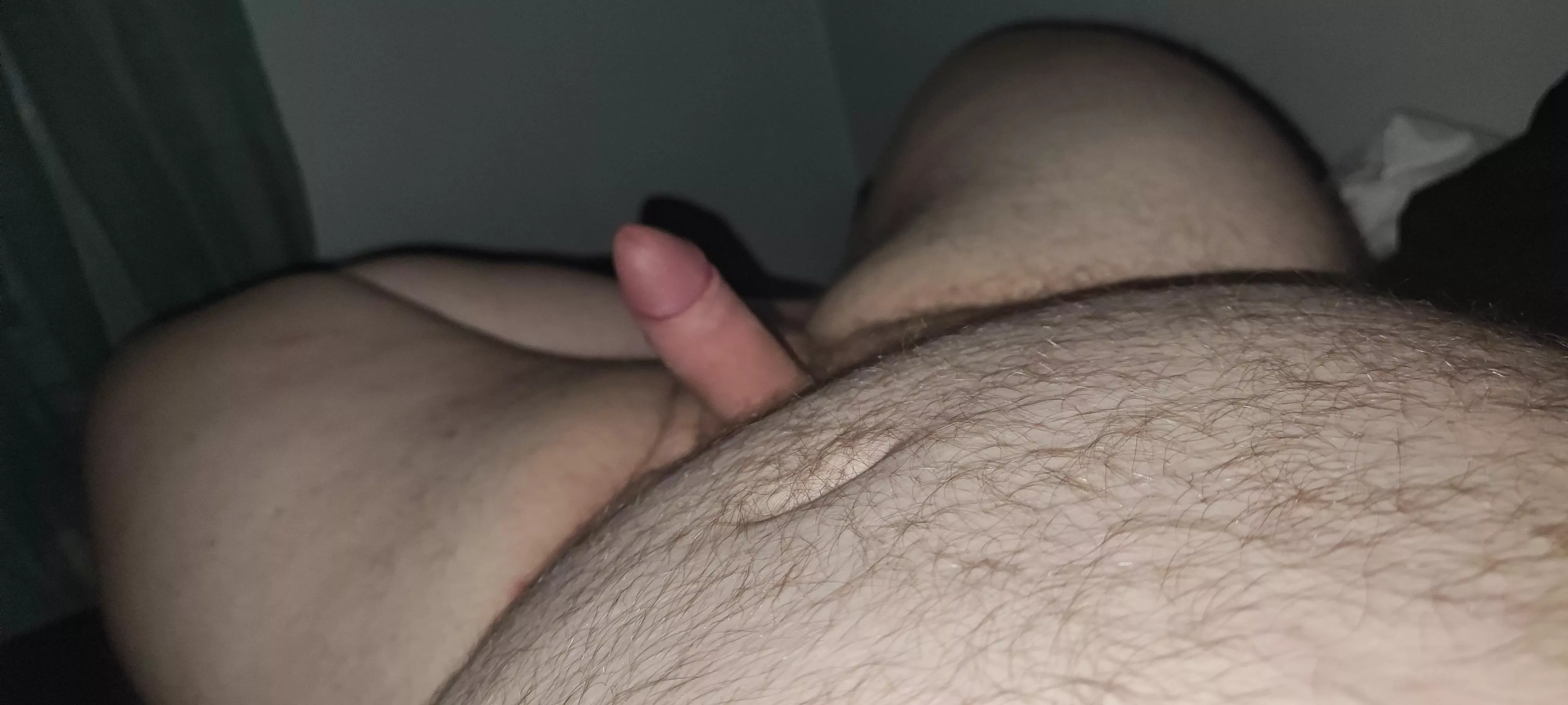 Sitting, sucking... Or?