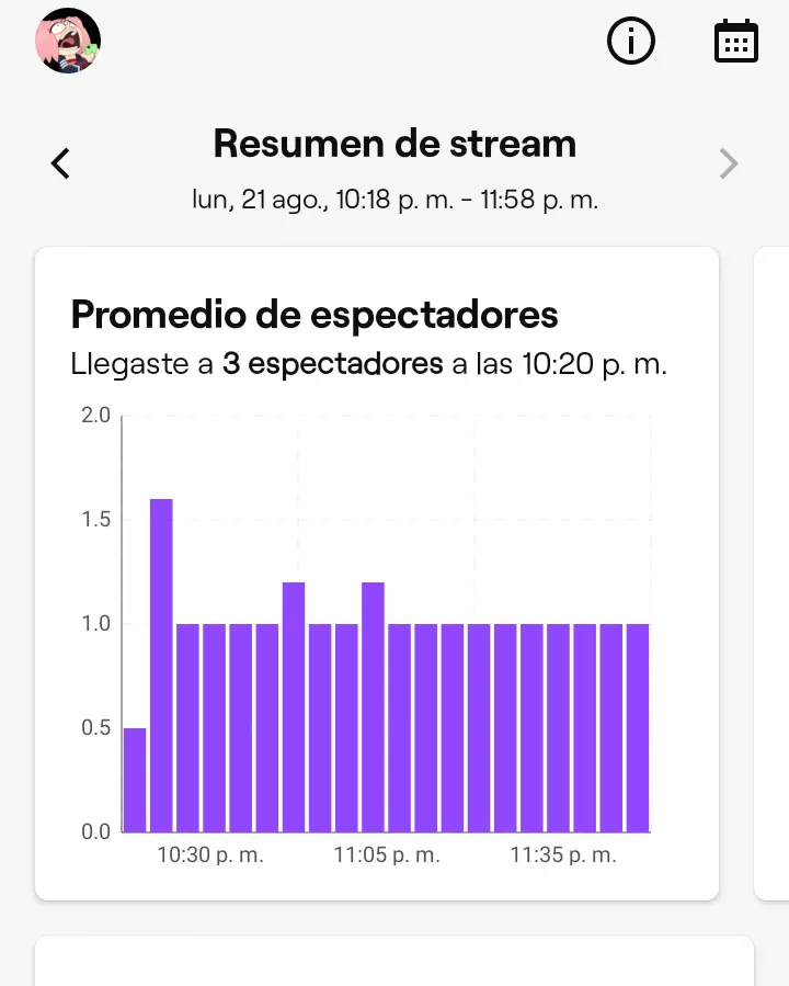 Spend 1 and a half hours speaking to 3 users last night, but the average viewers resulted in 1.0. Any way to fix this?