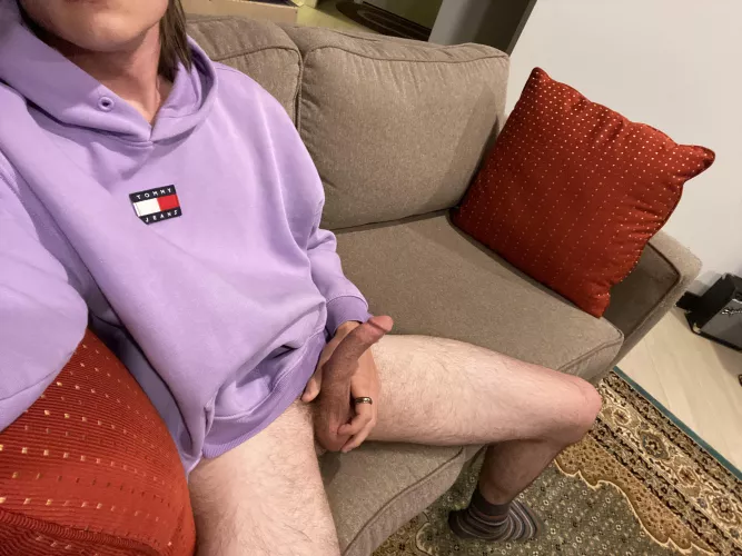 Theres an open spot on this couch