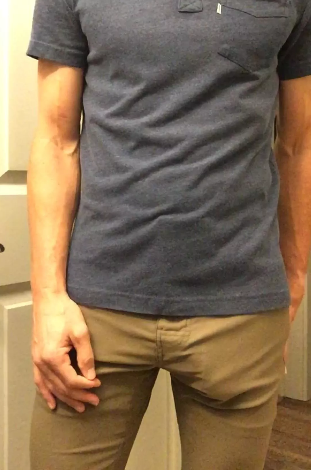 These pants are not work appropriate, too late to change