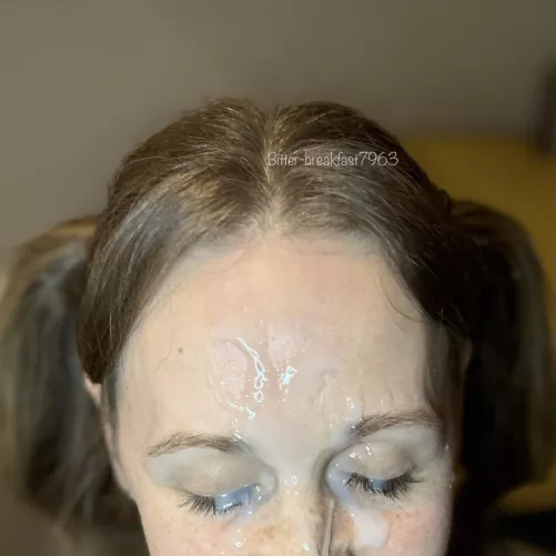 When you tell him to not aim for your eyes…