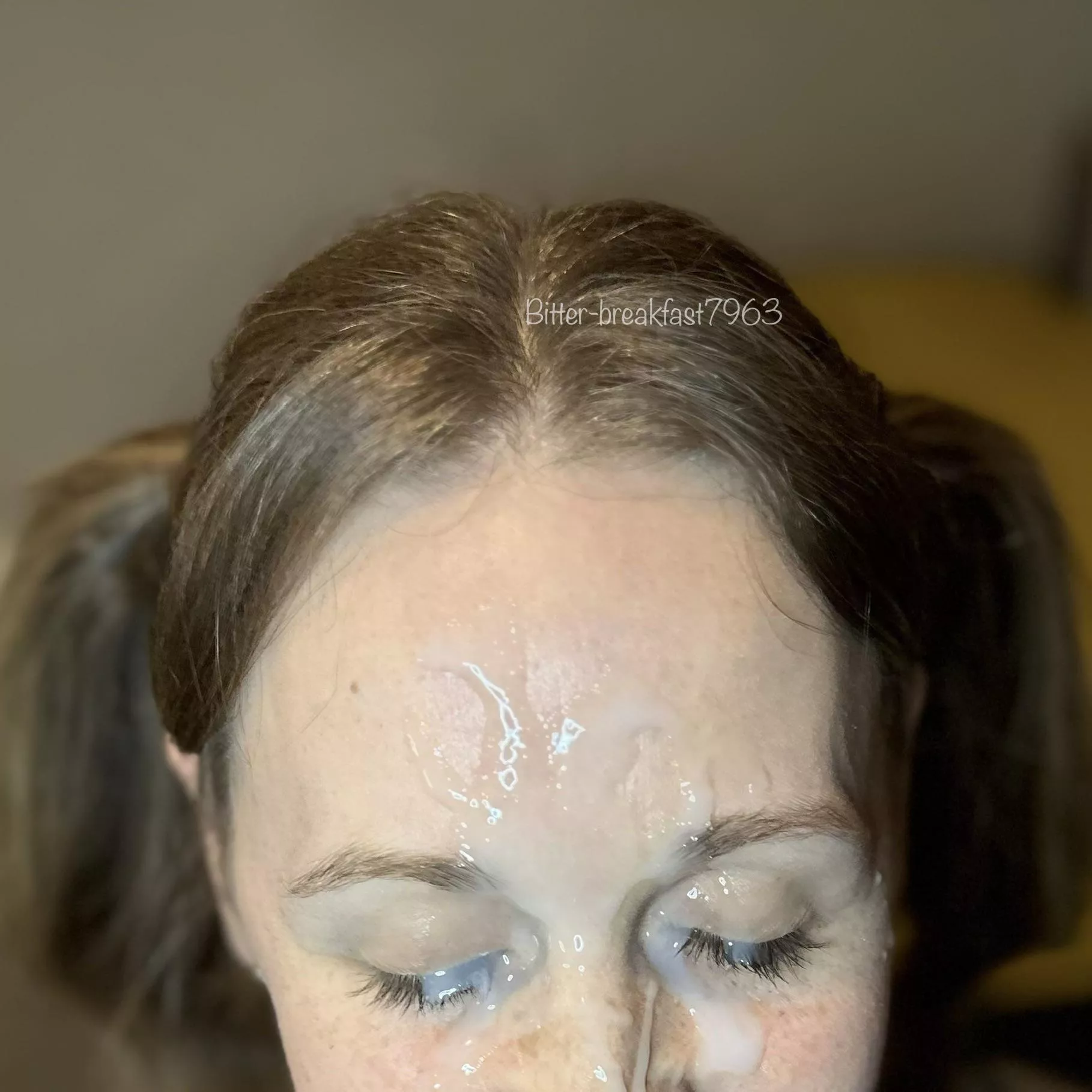 When you tell him to not aim for your eyes…