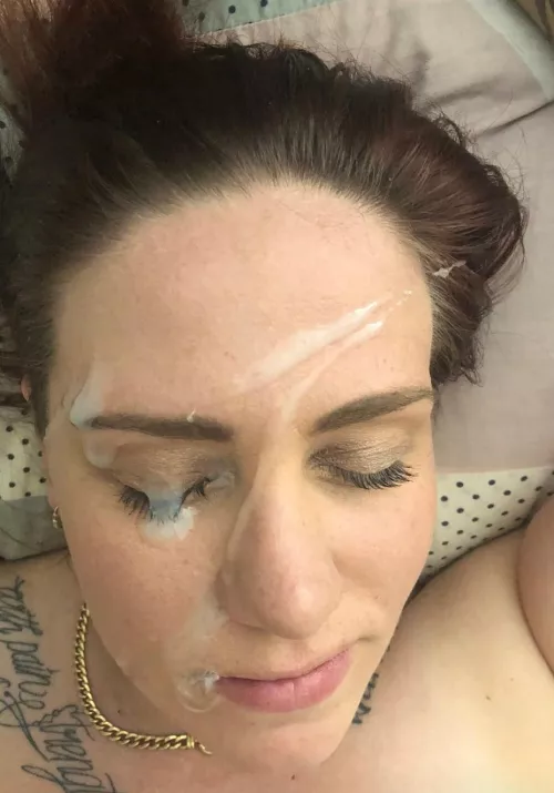 Cum on face