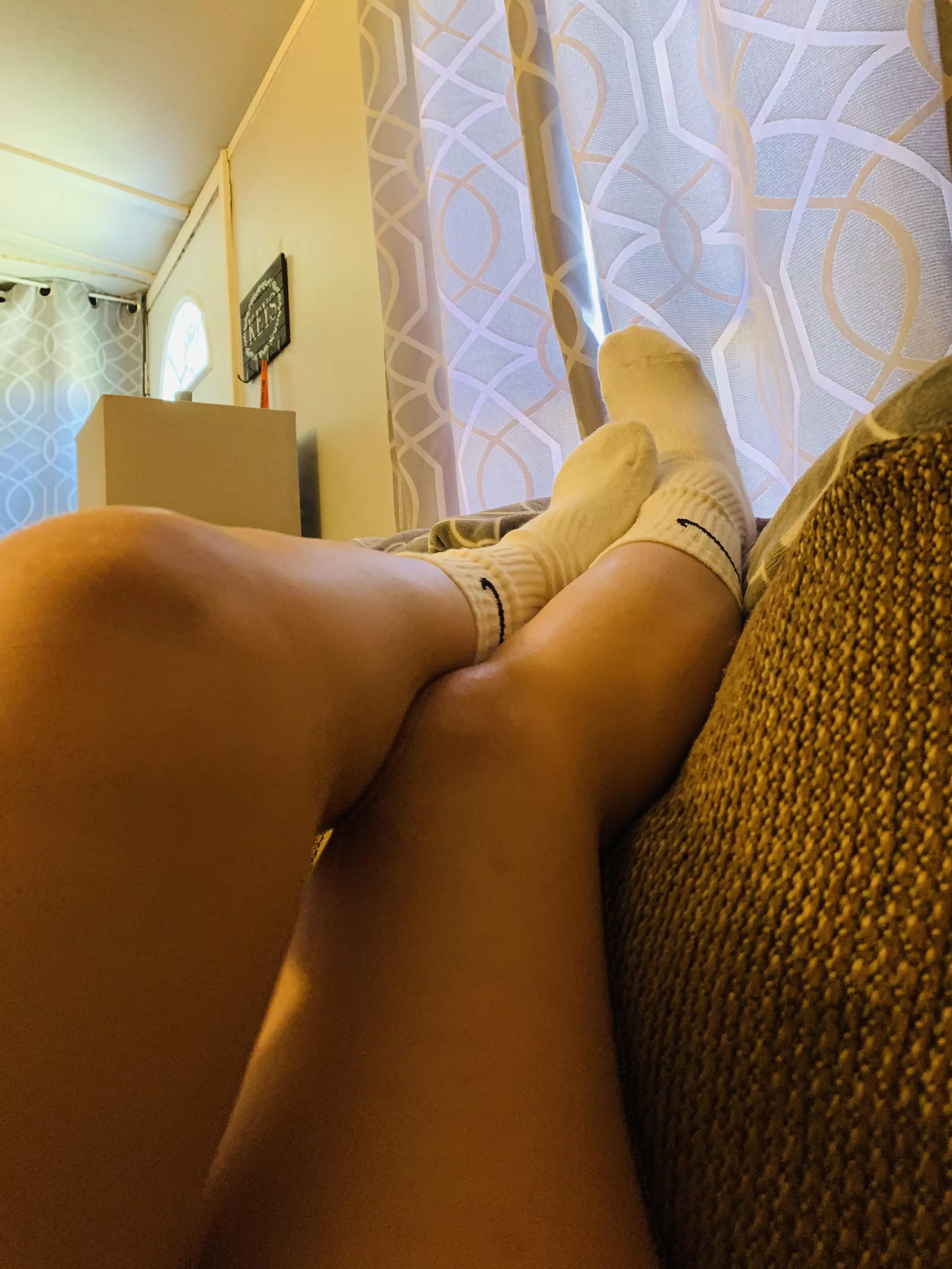 do you wanna take those off me? [selling] [US]