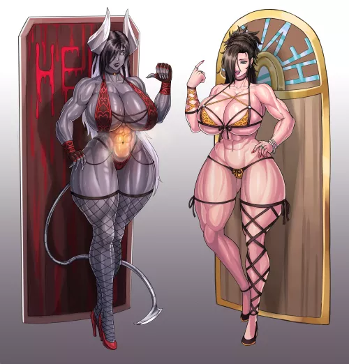 Hell or Heaven? [Artist: kongman99]