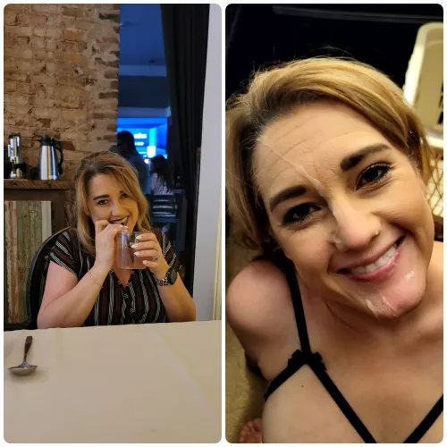 I love date nights ☺️. I eat for free and I get treated like cum slut at the end 🤤😋