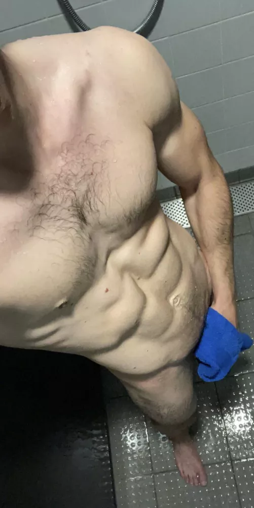 In the locker room showers … what would you do if you walked in ?