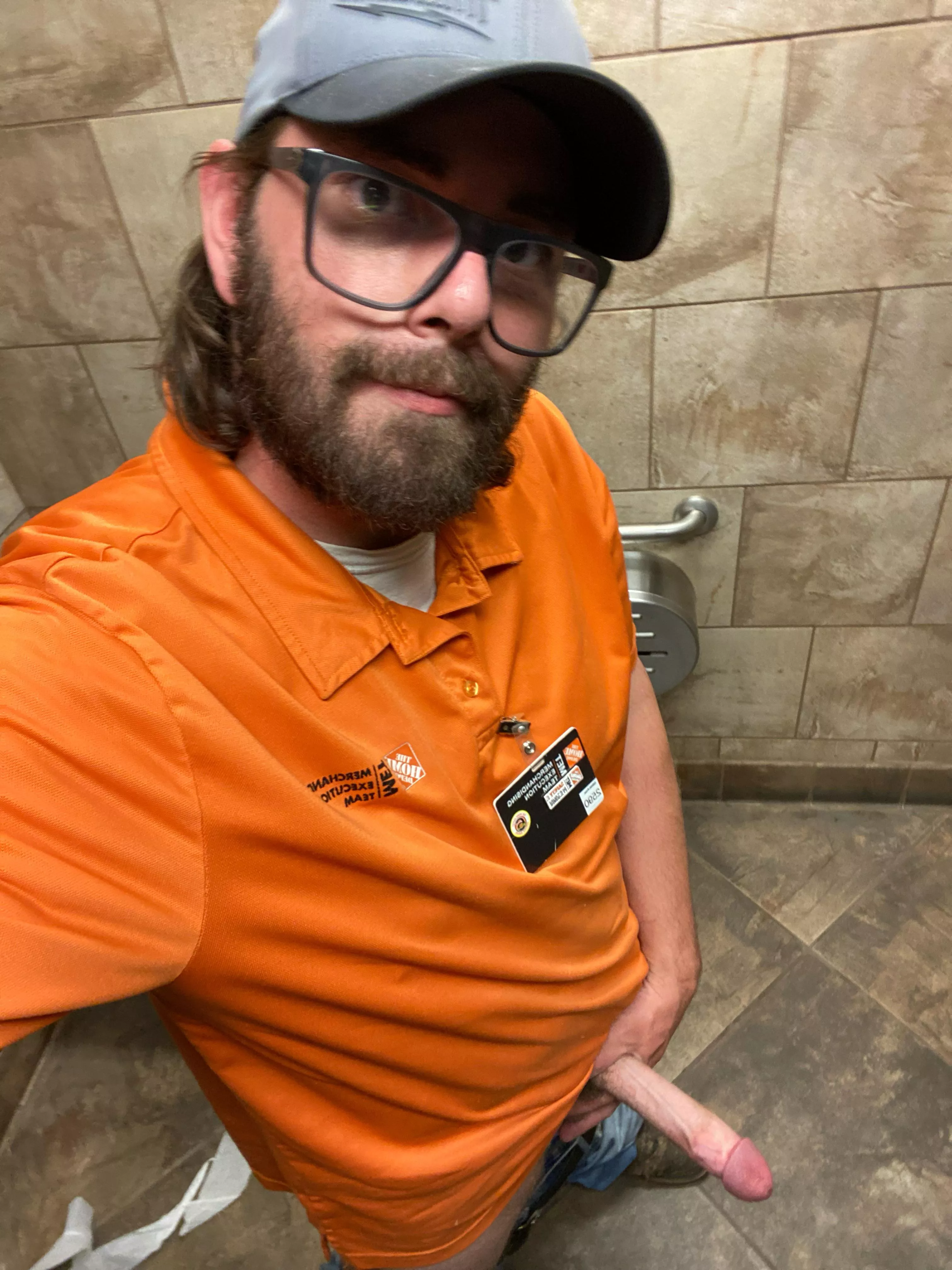 Just clocked out and now it’s cock out time