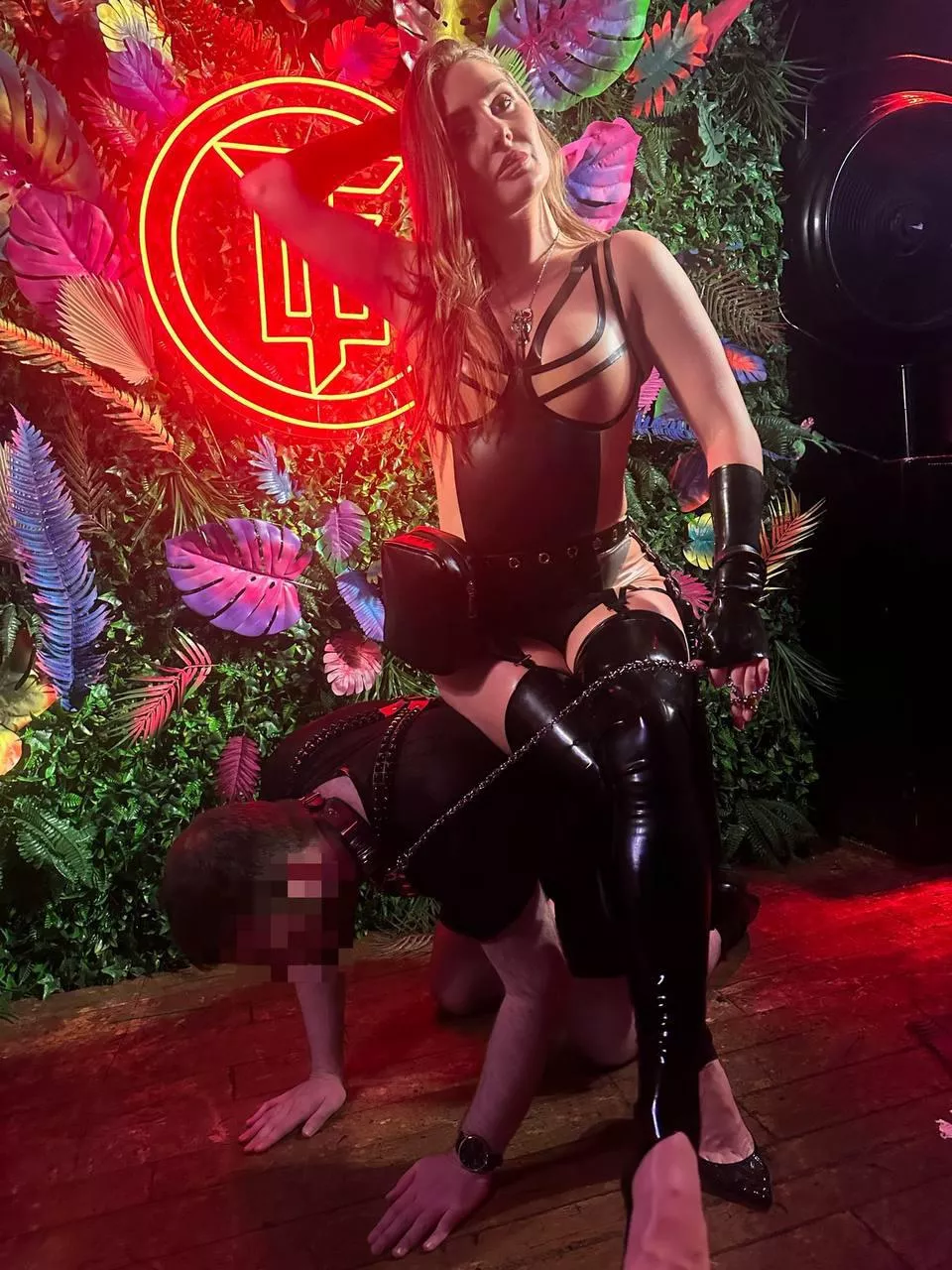 Look at My pup kneeling on the floor for Me to use as a seat. You wish this was you, don’t you.