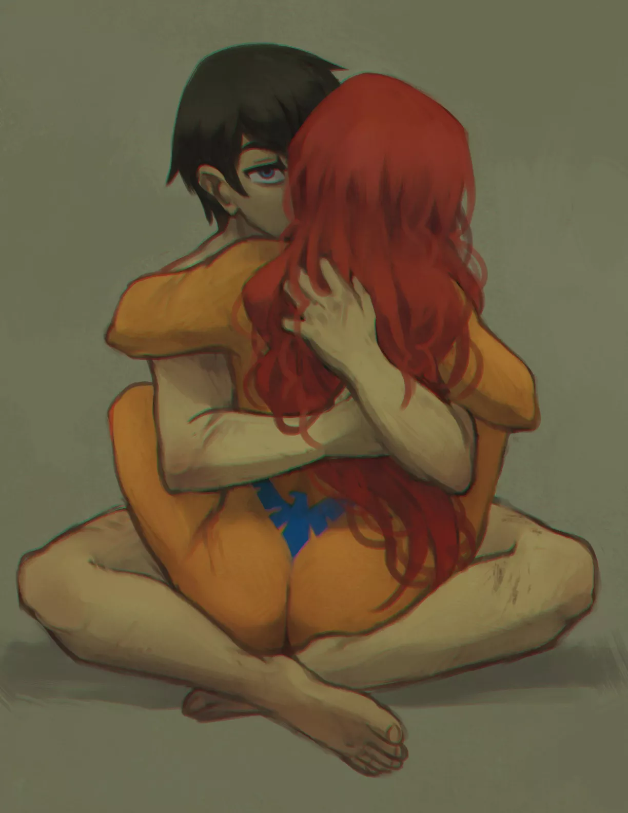 Nightwing and Starfire. (dardraws)
