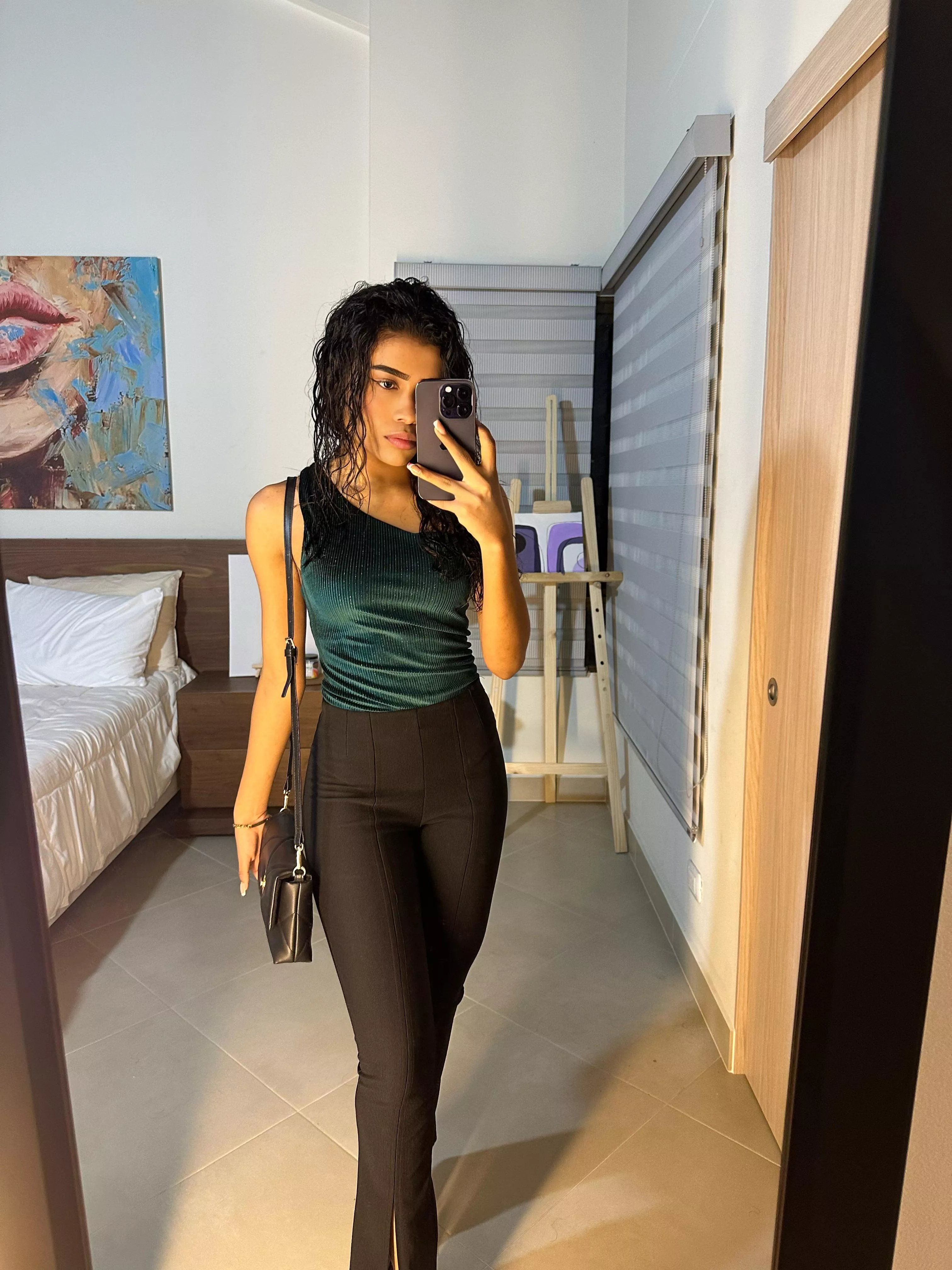 Outfit of the day ready to go shopping