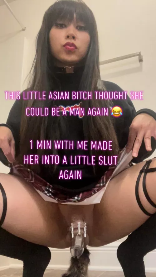 So easy turning Asian “men” into sluts