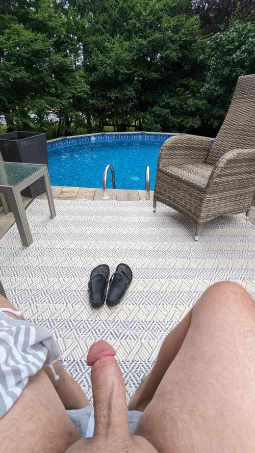 Someone to go in the pool with me?