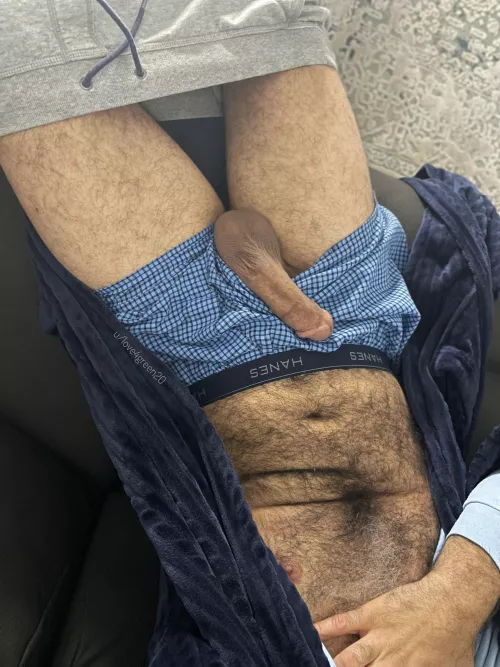 Sometimes even boxer shorts are too tight.