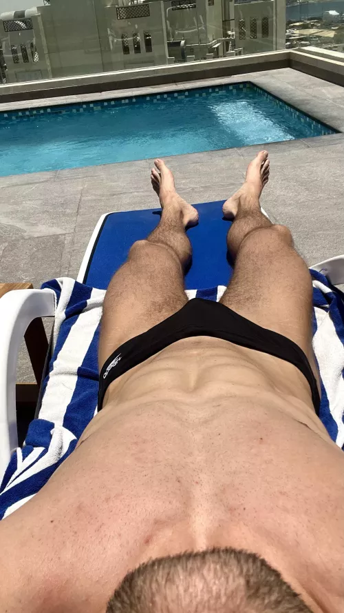 Suntanning in process…