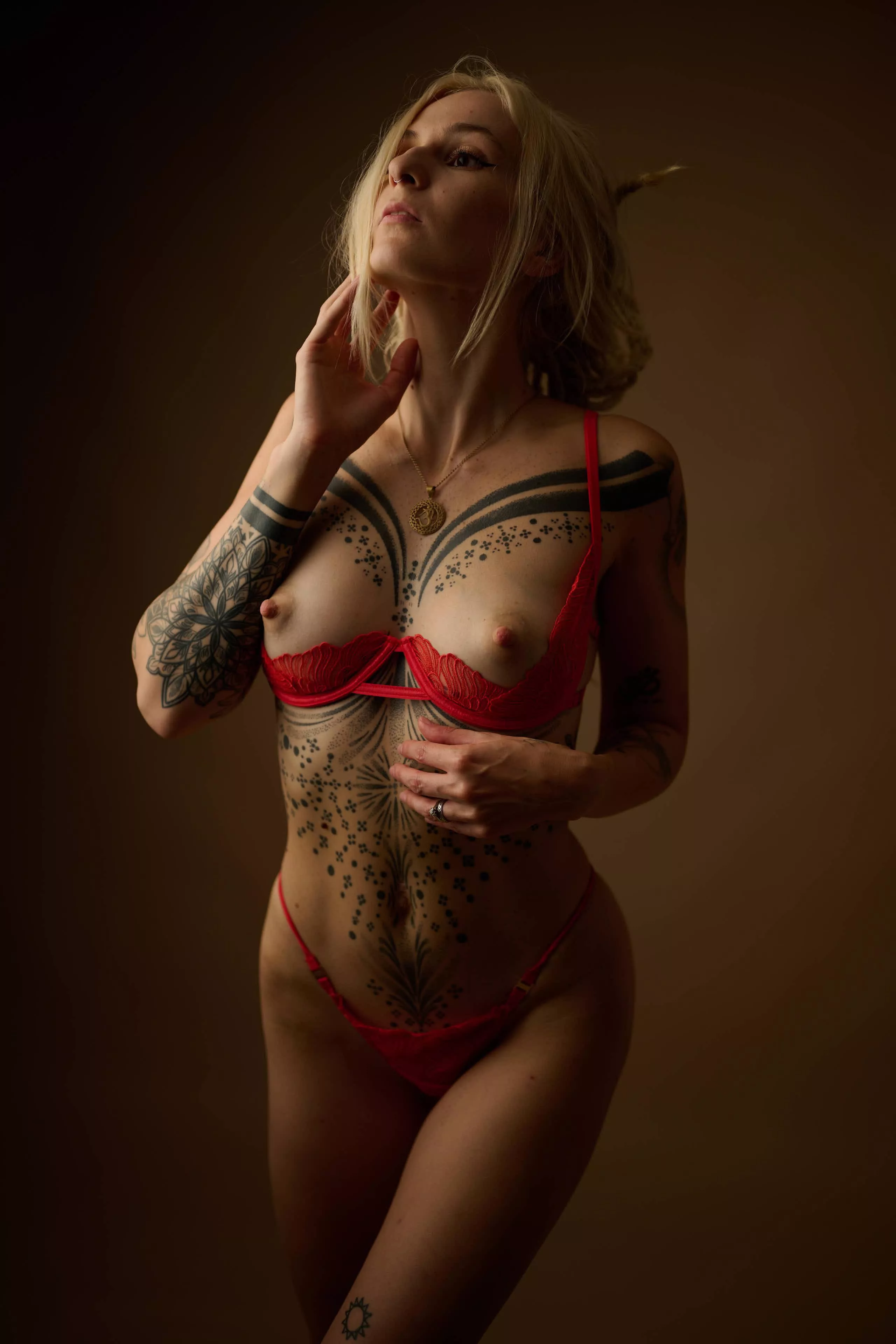 The photographer loved the red on me [f]