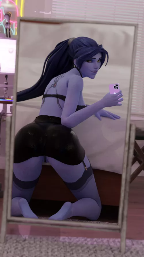 Widowmaker taking a selfie