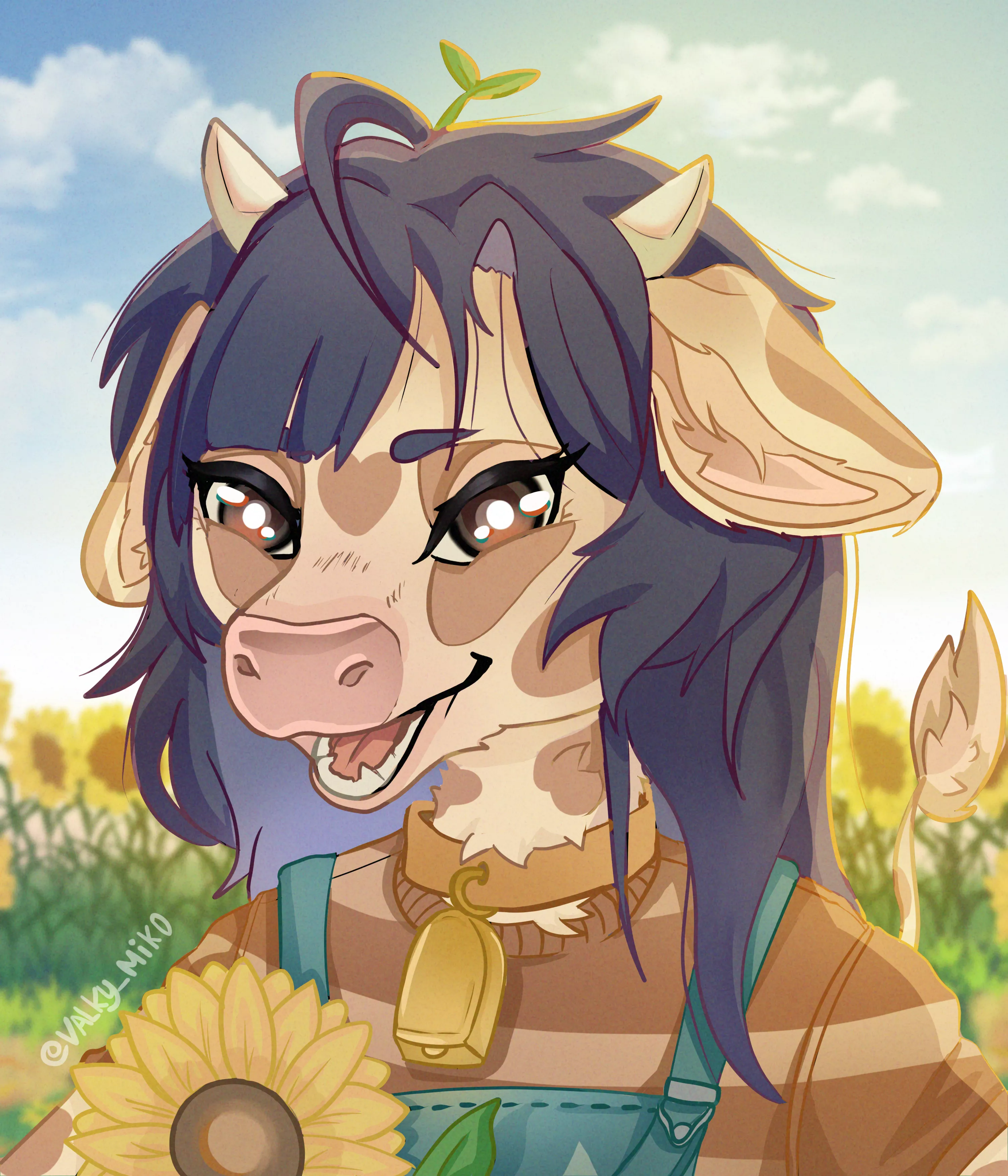 A redesing of my fursona :3 (art by me (?)