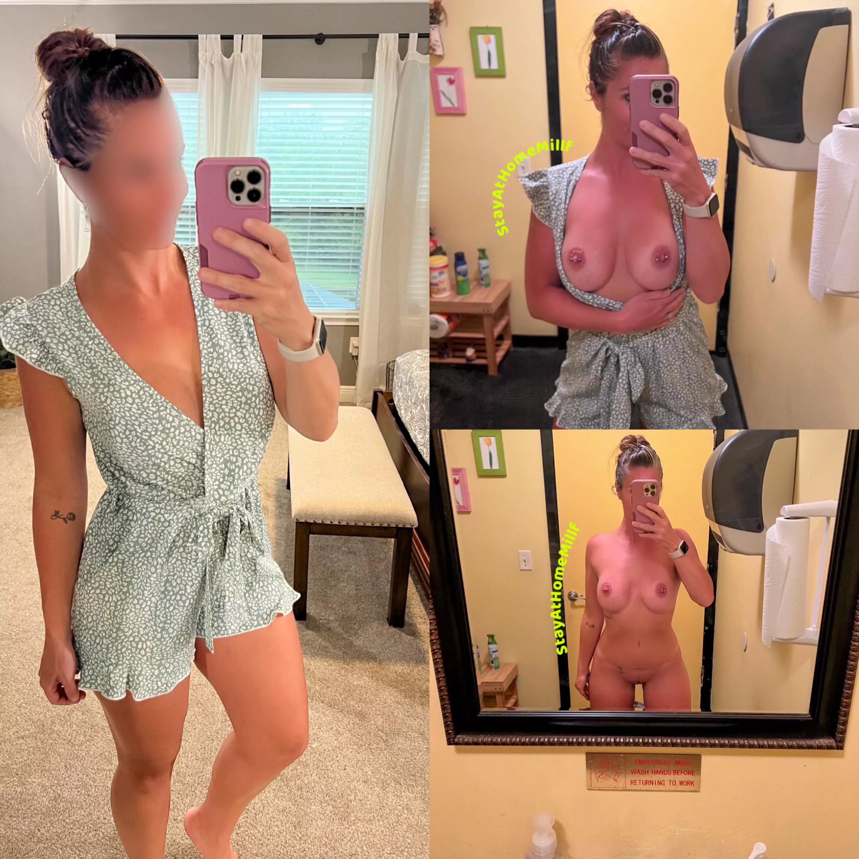 Always fun to strip down in public!