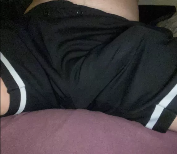 At my friends rock hard rn what should I do?