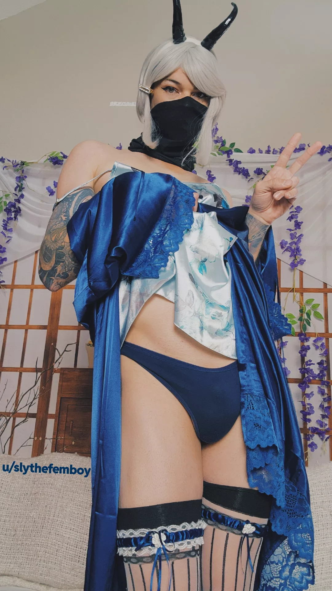 Blue Demon Porn - Blue demon girl nudes by Slythefemboy