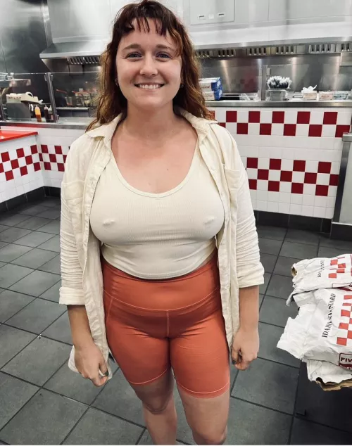 Five Guys was cold 🥶