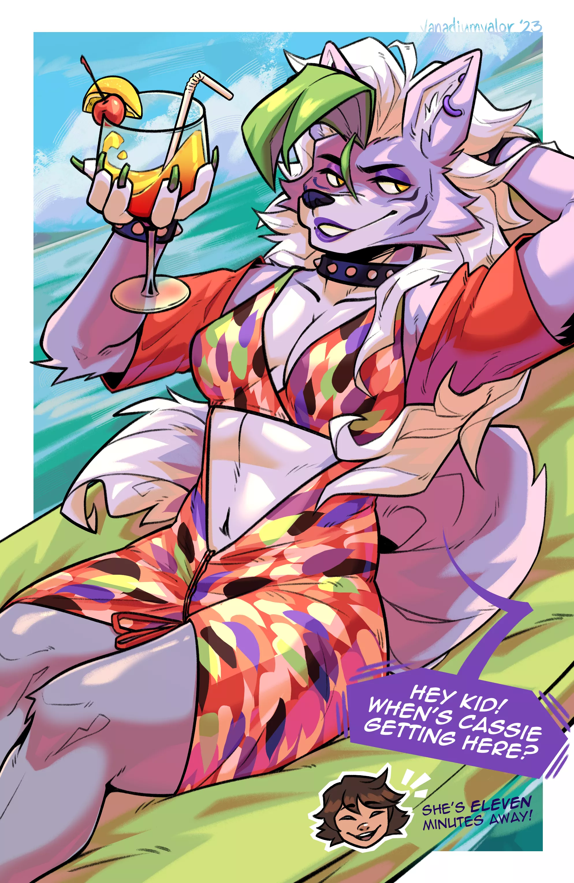 FNAF Security Beach - Roxy! She's so queen honey slay I love her