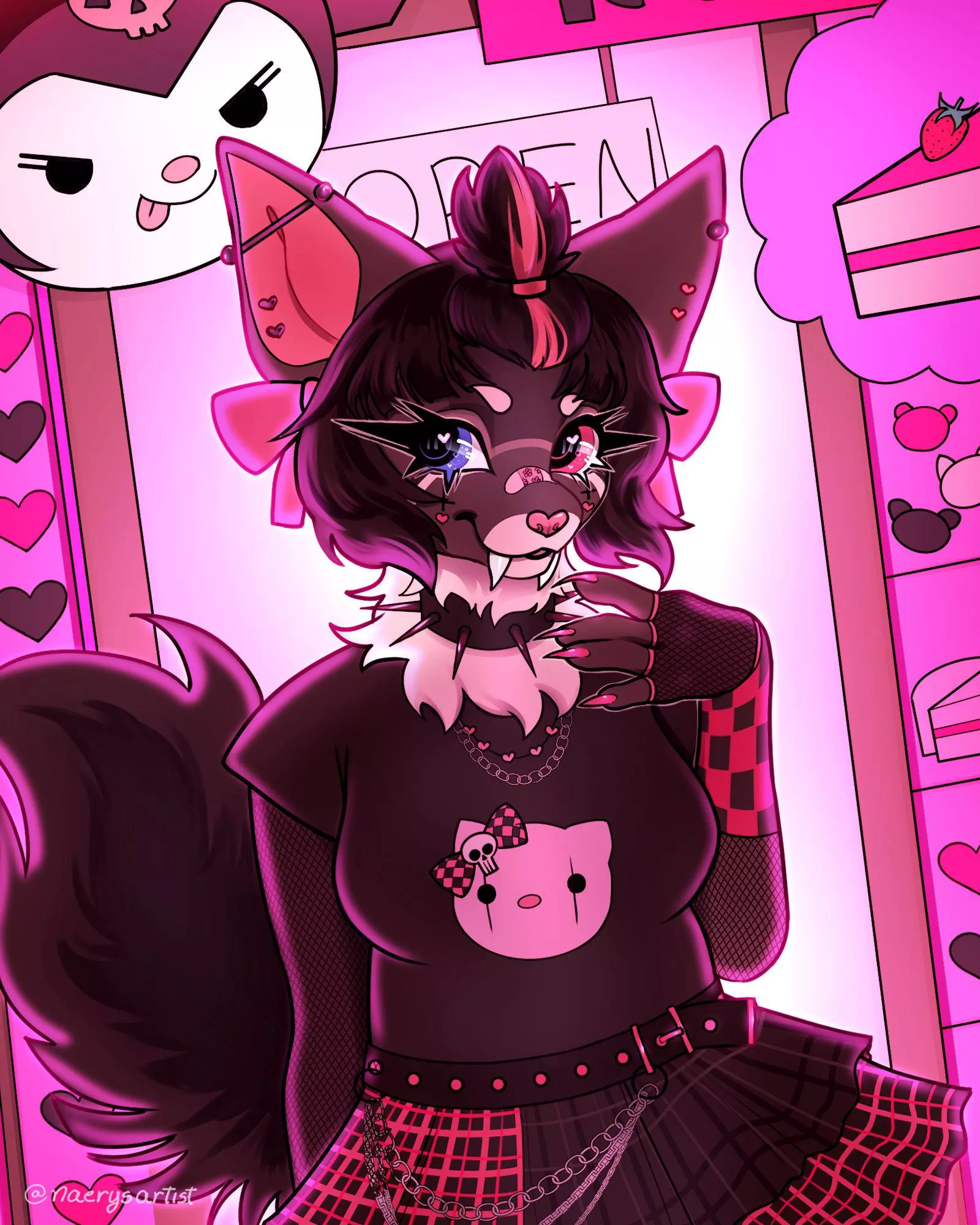 Halfbody for a Raffle Winner (art by me)