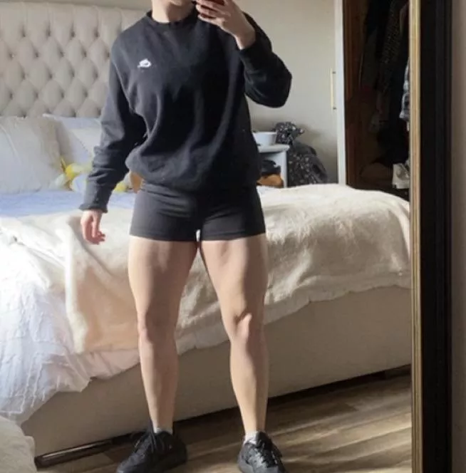 Kick-boxer thighs ☺️