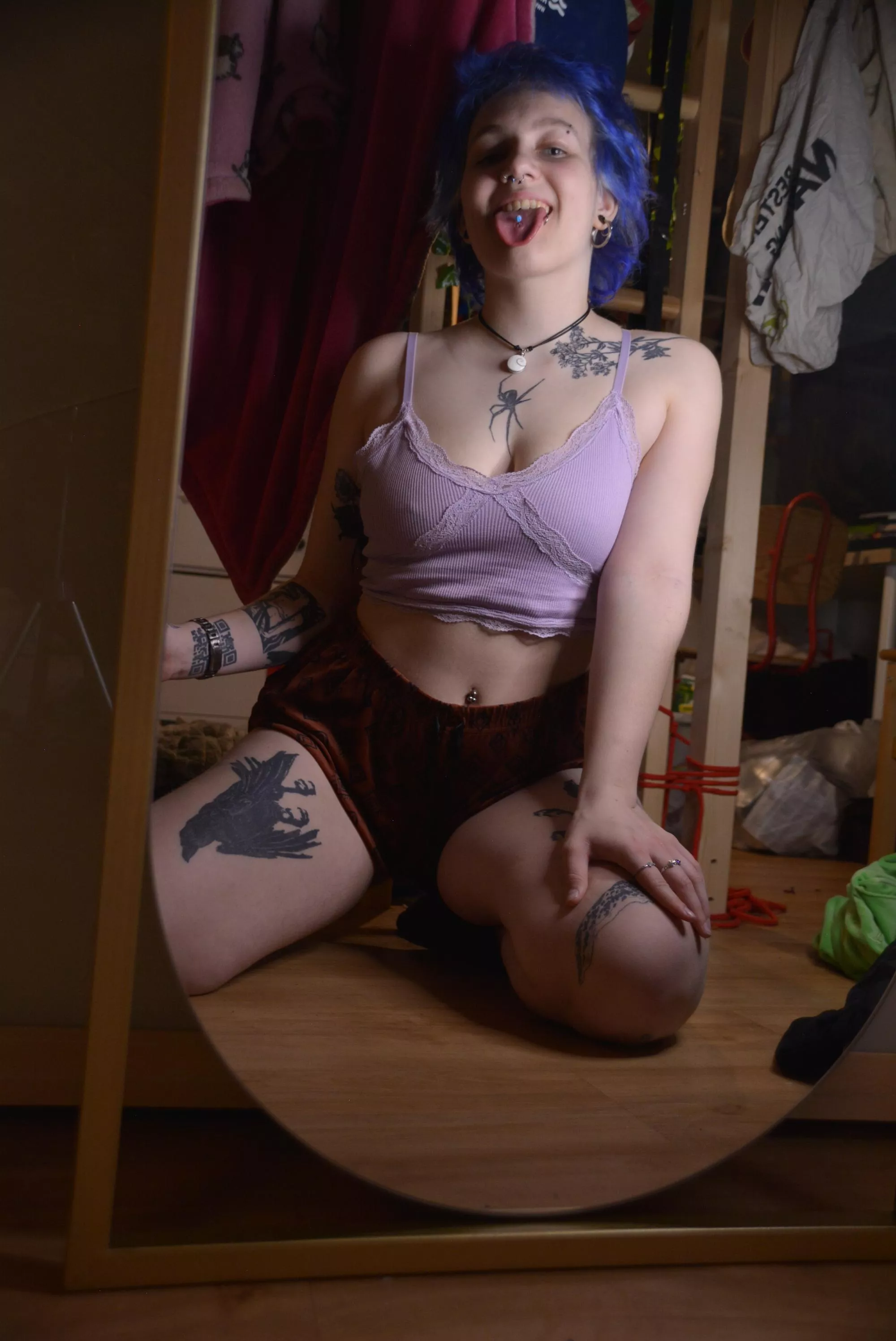 My dad says I look like a slut.....maybe I do ;)